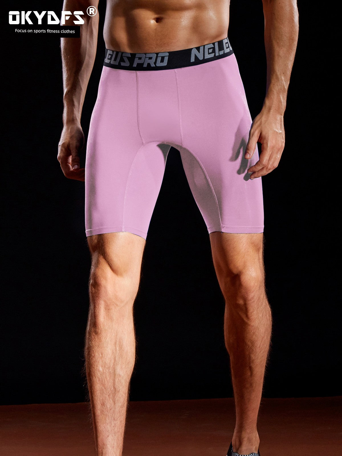 American Sports Tight Half Length Shorts Men&