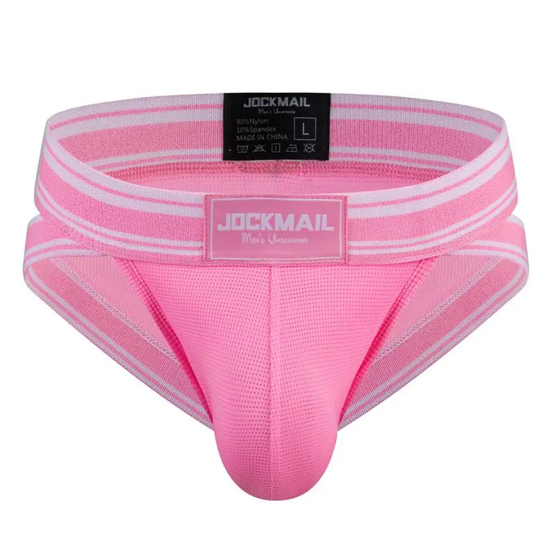 Sexy Underwear Men Briefs Low Waist Mesh Nylon Man&