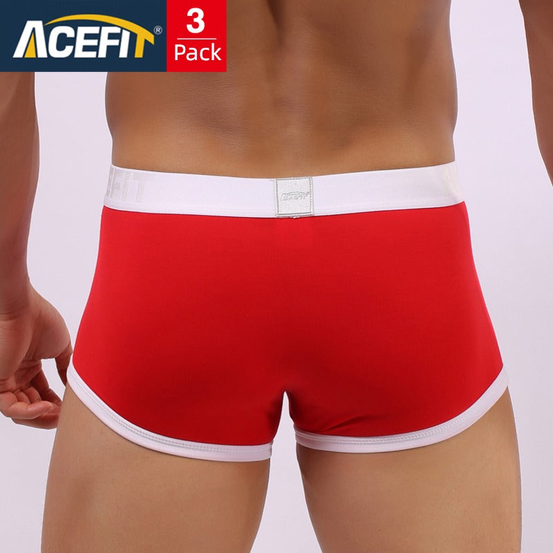 Acefit Pouch Summer Sweat Absorbing Mid Waist Men Underwear