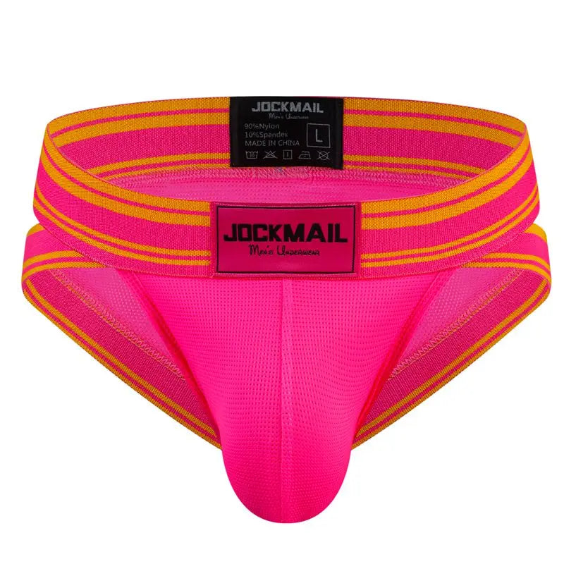 Sexy Underwear Men Briefs Low Waist Mesh Nylon Man&