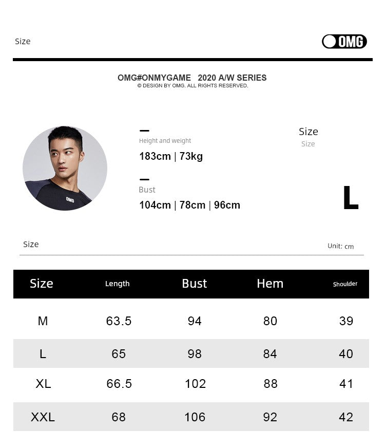 OMG Trendy Brand Long Sleeve Men&