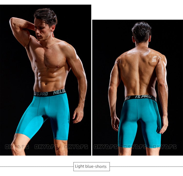 American Sports Tight Half Length Shorts Men&