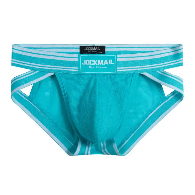 Sexy Underwear Men Briefs Low Waist Mesh Nylon Man&