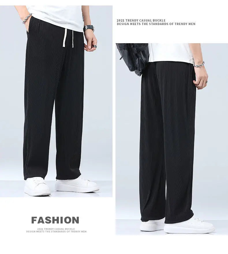 Summer Straight Pants Men&