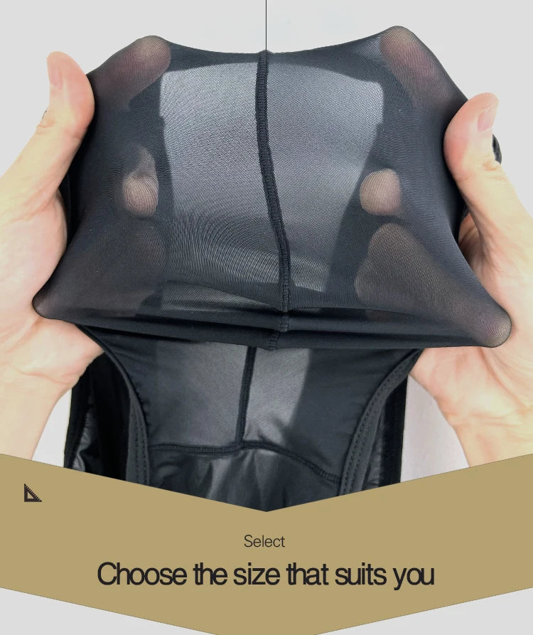 CMENIN Sexy Underwear for Men Transparent Mesh Slip Bikini Men&