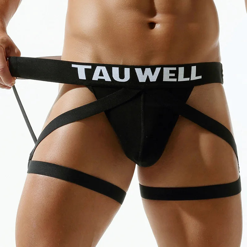Exotic Gay Panties Penis Pouch T-back Garter Thong G-string Men Underwear Jockstrap Tanga Hombre Lingerie Briefs Bikini Thongs