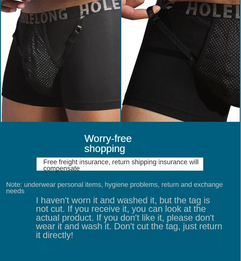 Men Scrotal Support Belt Functional Underwear Health Care Boxer Spermatic Vein Testicle Lifting Bullet Scrotal Separation Boxers