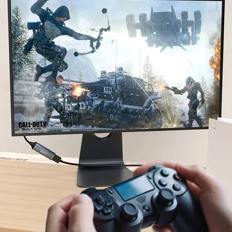 4K Type C USB 3.0/2.0 Video Capture Card 1080P 60fps HDMI to Type-C MS2130 Grabber Record for Switch Xbox PS4/5 Live Broadcast