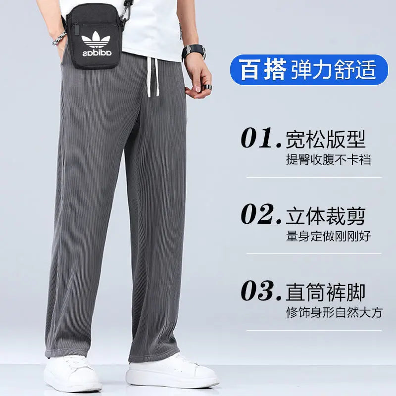 Summer Straight Pants Men&