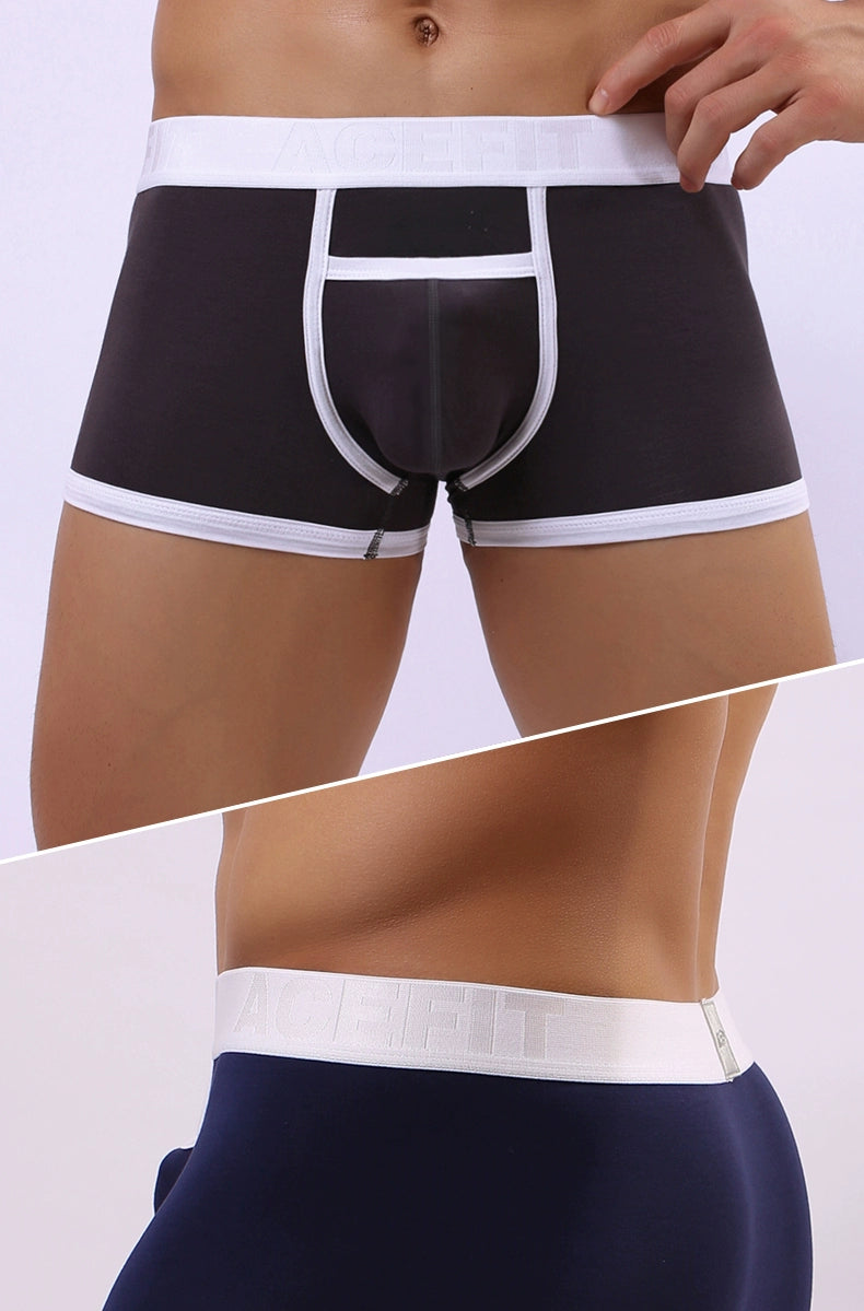 Acefit Pouch Summer Sweat Absorbing Mid Waist Men Underwear