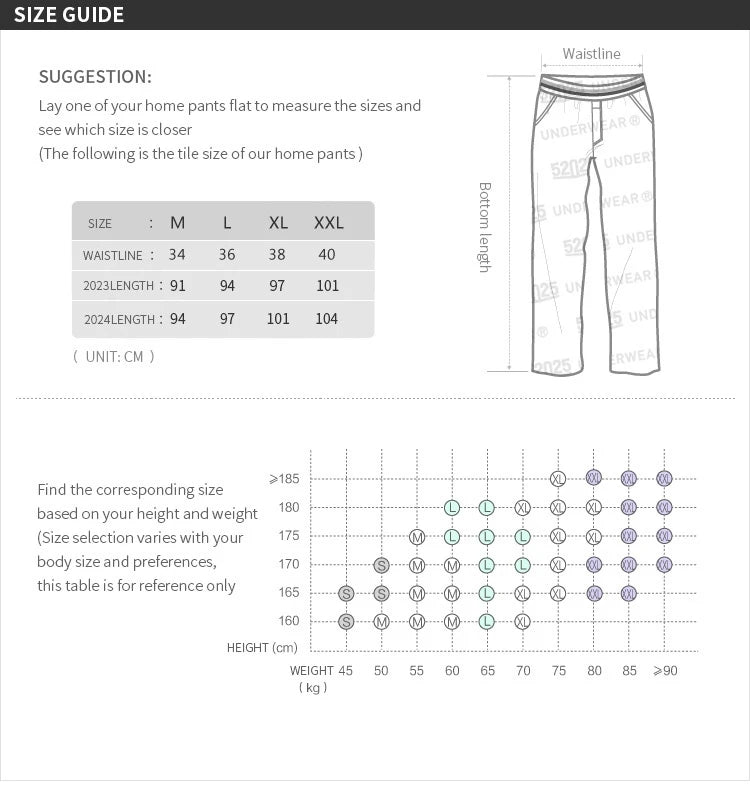 52025 Pajama Pants Lounge Pants Home Trousers Cotton Modal Pajamas Bottoms Sleep Bottoms Homewear Men Pyjamas Pajamas Home Pants