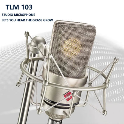 TLM 103 Large Diaphragm Condenser Microphone,Professional Tlm103 Studio Microphone For Radio Announcers