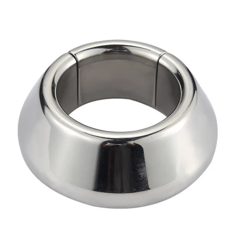 Heavy Stainless Steel Scrotum Pendant Ball Stretcher Testis Weight Front-end Penis Cock Ring Sleeve Sex Toys for Men