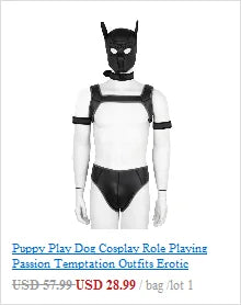 Male Harness Lingerie with Punk Rave Sexual Arm Harness Belts for Fetish Men Gay Puppy Play Body Bondage Armband Clothes