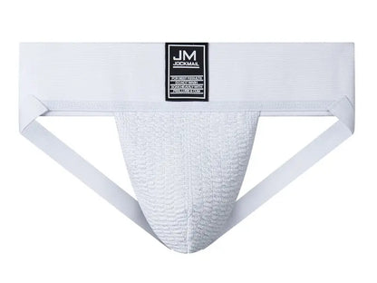 JOCKMAIL Men's, Young Men Gym Workout Jockstrap with 3" Waistband, Athletic Supporter w/ Stretch Mesh Pouch