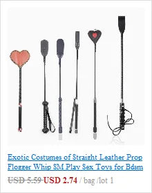 Exotic Accessories Set of Whip Restraint Lingerie Fetish Spanking Babydoll Adults Sexy Games Bdsm Bondage Porno Toys for Couples