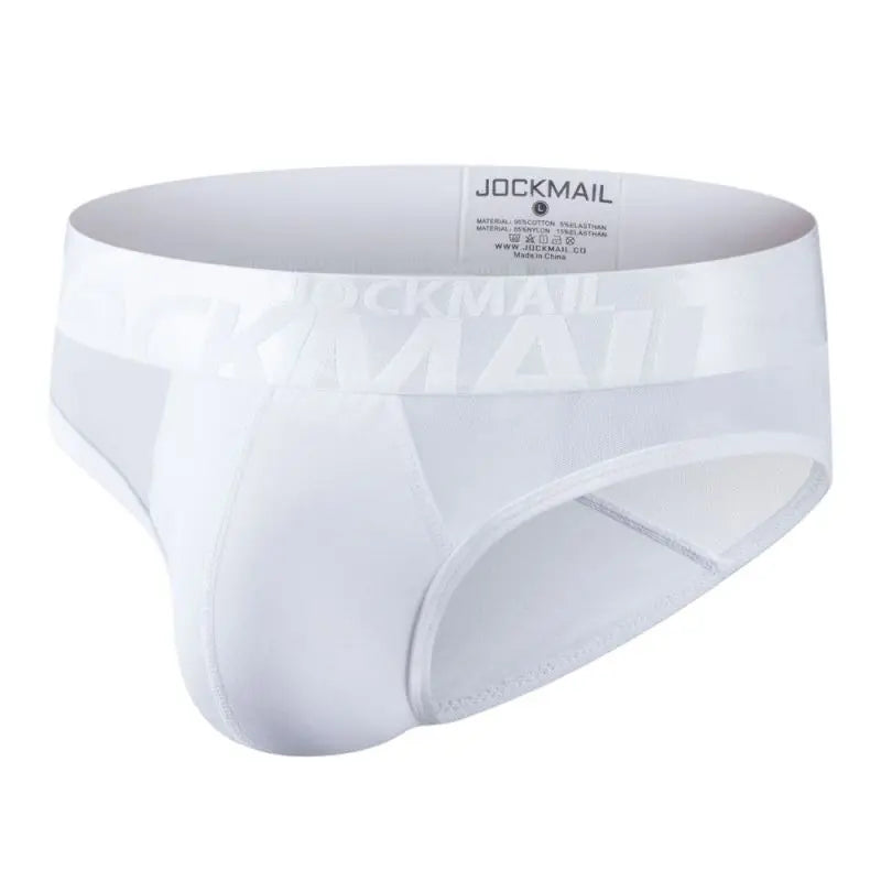 JOCKMAIL Men's Mesh Cotton Design Breathable Briefs