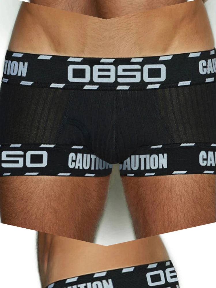 ORLVS Brand Men Boxer Cotton U Pouch