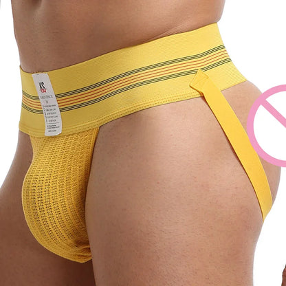 Jockstrap Gay Mens Thong Underwear String Homme Sexy Men Underwear open Thong And G Strings Cotton Gay tanga hombre Sexy