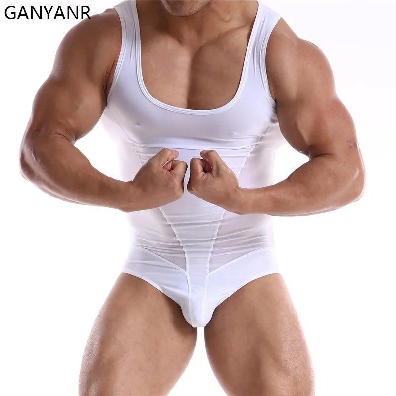 GANYANR Running Set Men leggings Clothing Sweatshirt gym suit Football basketball Soccer Tracksuit Sportswear Yoga shorts tights