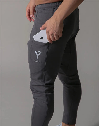 LYFT New Jogging Pants Men Sport Sweatpants Running Pants Men Joggers Cotton Trackpants Slim Fit Pants Bodybuilding Trousers