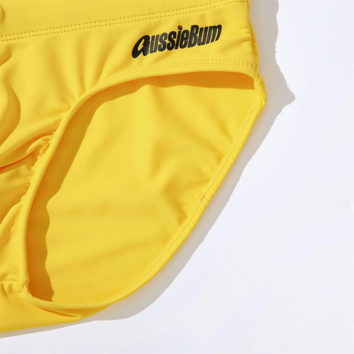 Aussiebum men's low-waisted elastic comfort solid color trend sexy youth triangle swimming trunks