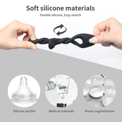 Male Penis Cock Rings Delay Ejaculation Reusable Scrotal Binding Ball Stretcher nillo pene Couples Cockring Sex Toys For Men