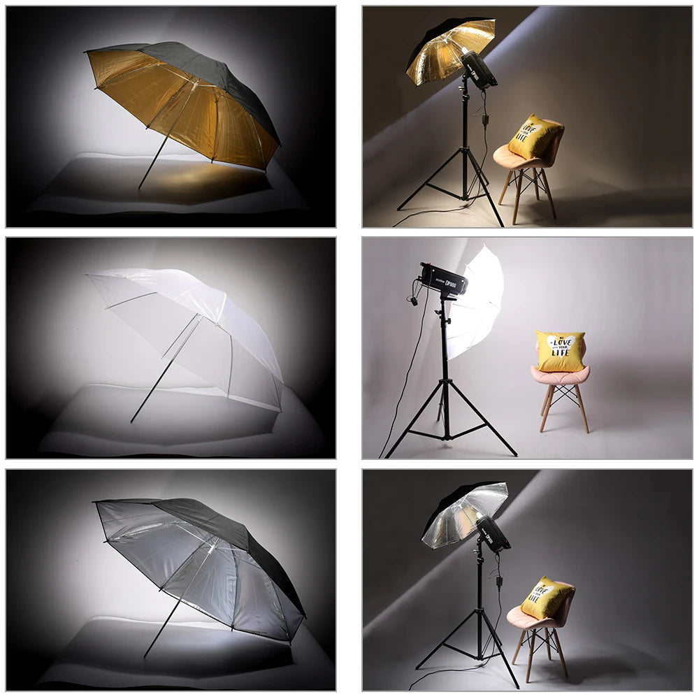 Photography Lighting Kit 2.6x3M Photo Background Muslin Backdrops & Softbox & Umbrella & Reflector& Light Stand For Photo Studio