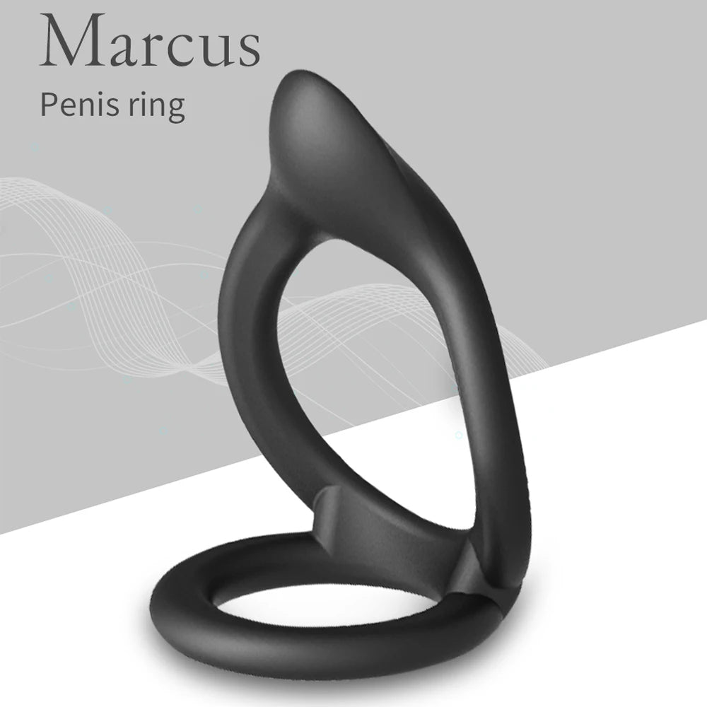 Male Penis Cock Rings Delay Ejaculation Reusable Scrotal Binding Ball Stretcher nillo pene Couples Cockring Sex Toys For Men