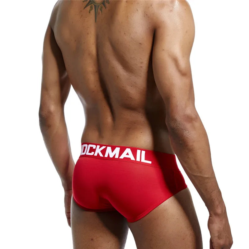 JOCKMAIL Men's Mesh Cotton Design Breathable Briefs