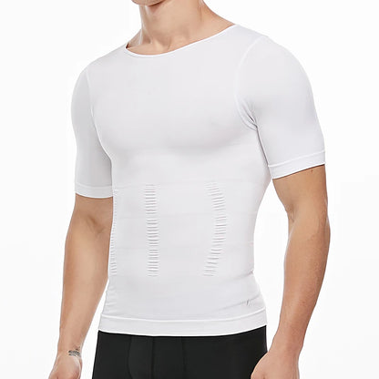 Men Body Shaper Slimming T Shirt Compression Shirts Gynecomastia Undershirt Waist Trainer Muscle Tank Tops Weight Loss Shapewear