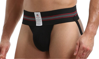 Jockstrap Gay Mens Thong Underwear String Homme Sexy Men Underwear open Thong And G Strings Cotton Gay tanga hombre Sexy