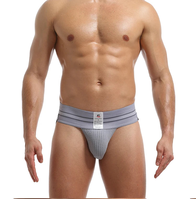 Jockstrap Gay Mens Thong Underwear String Homme Sexy Men Underwear open Thong And G Strings Cotton Gay tanga hombre Sexy