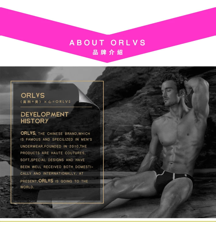 ORLVS Brand Sexy Gay Jockstrap Men Underwear Cotton Men Thong Breathable U Convex For Gay Low Waist Underpants Soft Hollow