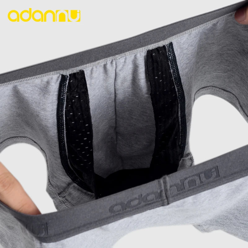 Men's Cotton Boxer Breathable U Pouch Underwear