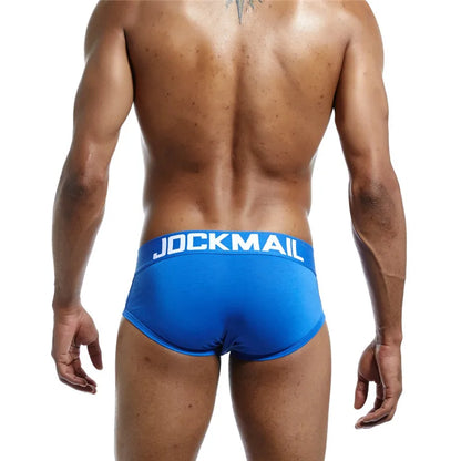 JOCKMAIL Men's Mesh Cotton Design Breathable Briefs