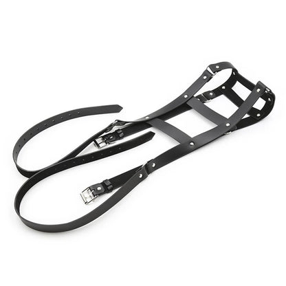 Sexual Men's Leather Chest Harness Belts Fetish Gay BDSM Bondage Clothes Punk Rave Goth Man Harness Tops Male Straps Lingerie