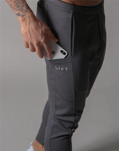 LYFT New Jogging Pants Men Sport Sweatpants Running Pants Men Joggers Cotton Trackpants Slim Fit Pants Bodybuilding Trousers