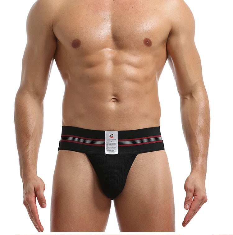 Jockstrap Gay Mens Thong Underwear String Homme Sexy Men Underwear open Thong And G Strings Cotton Gay tanga hombre Sexy