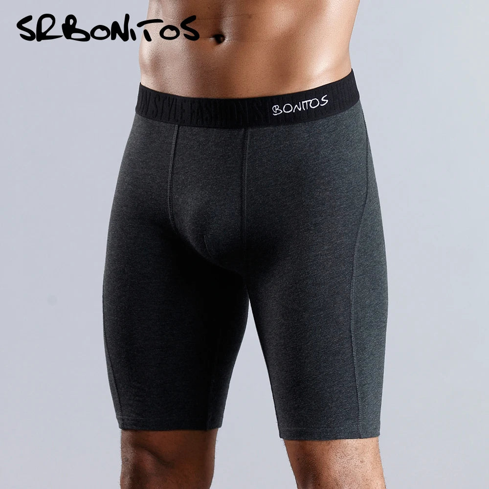 Long 9inch Leg Men's Boxer Brief Underwear