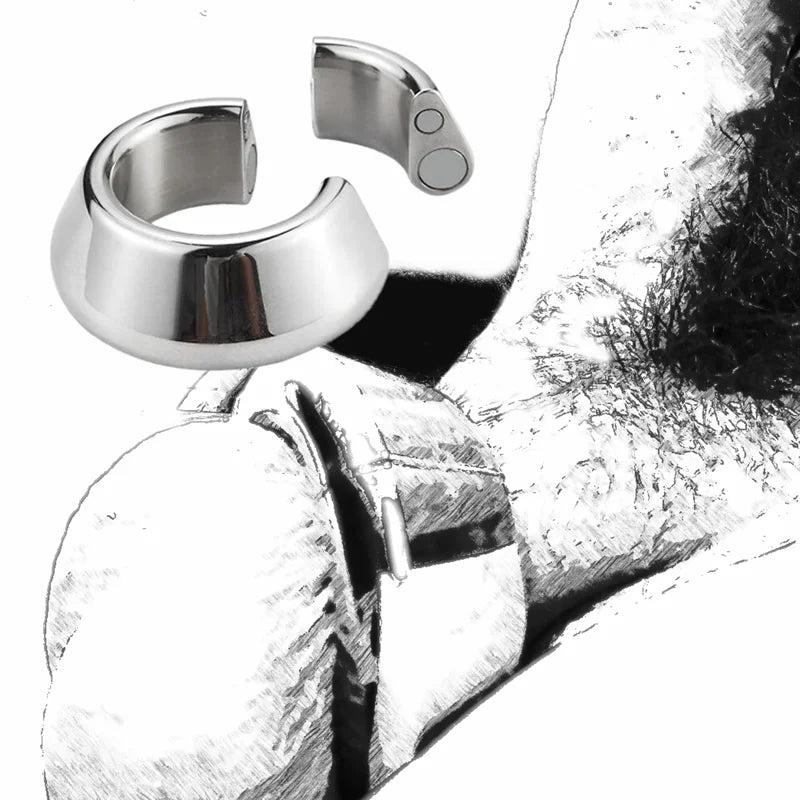 Heavy Stainless Steel Scrotum Pendant Ball Stretcher Testis Weight Front-end Penis Cock Ring Sleeve Sex Toys for Men