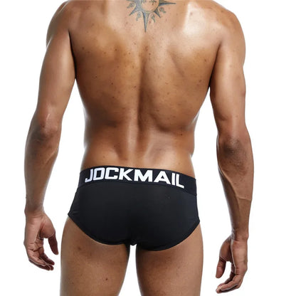 JOCKMAIL Men's Mesh Cotton Design Breathable Briefs