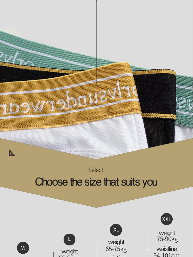 High Quality Cotton Underpants Gay Men Sexy Man&