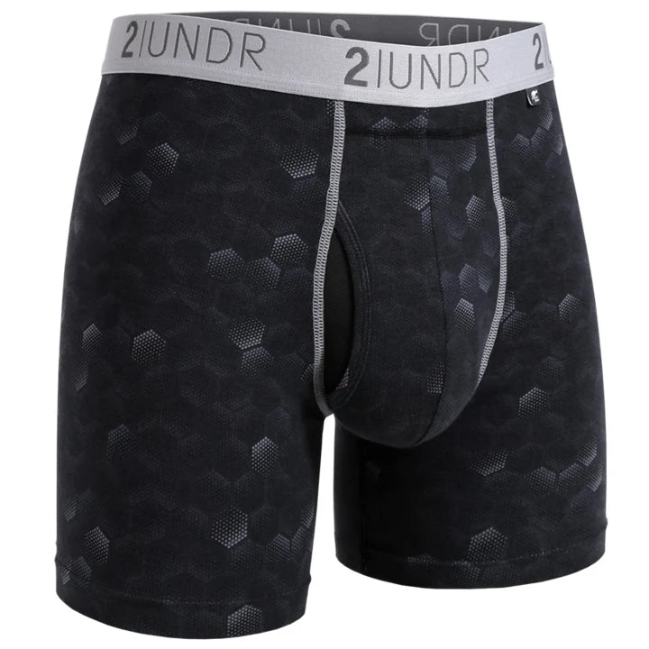 New! 2UNDR Men's Joey Pouch SWING SHIFT - 6" Boxer Modal Fabric Prints Collection ~ WITHOUT BOX