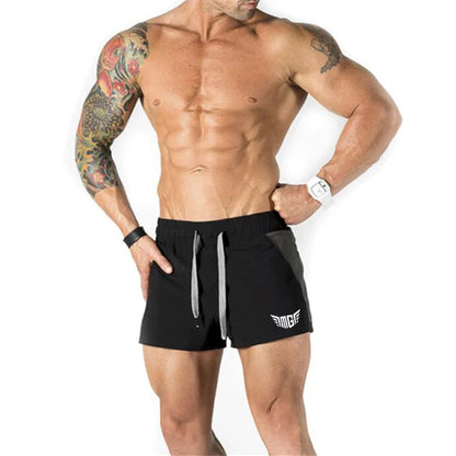 Brand Mens Compression Shorts Summer Patchwork Bermuda Shorts Gyms Fitness Men Cossfit Bodybuilding Tights Workout Shorts