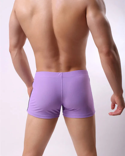 Brave Person Men's Sleep Bottoms Shorts Underwear Men Boxers Shorts Lounge Home Sleepwear Breathable Shorts Pajama