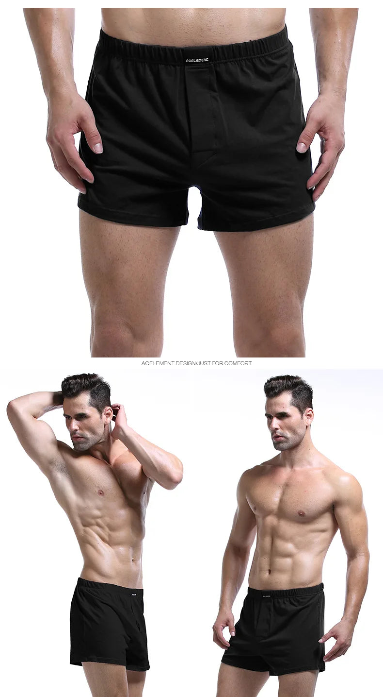 Brand Sexy Man Underwear Boxer Shorts Mens Trunks L XL XXL 3XL Male Cotton Slacks High Quality Home Sleepwear Underpants