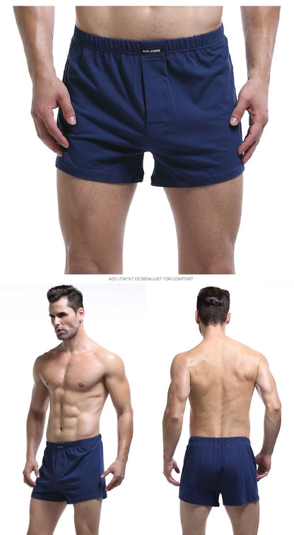 Brand Sexy Man Underwear Boxer Shorts Mens Trunks L XL XXL 3XL Male Cotton Slacks High Quality Home Sleepwear Underpants