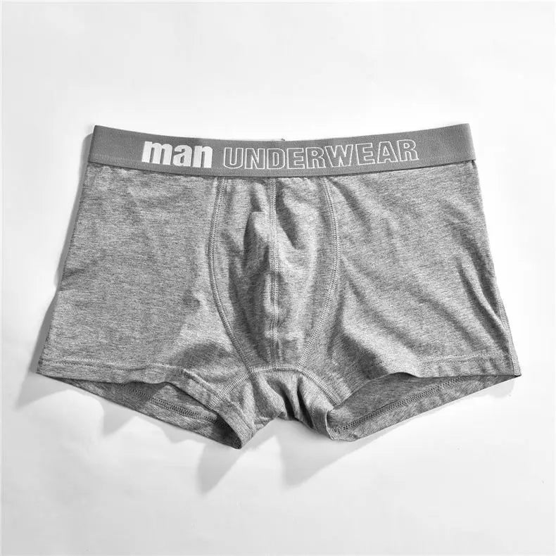 High Quality Men Boxers Short Boy 3PCS/Set Combed Cotton Breathable Male Underwear Mens Bodysuit Underpants S-3XL Vetement Homme