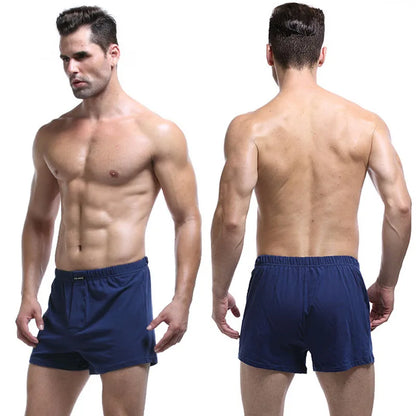 Brand Sexy Man Underwear Boxer Shorts Mens Trunks L XL XXL 3XL Male Cotton Slacks High Quality Home Sleepwear Underpants